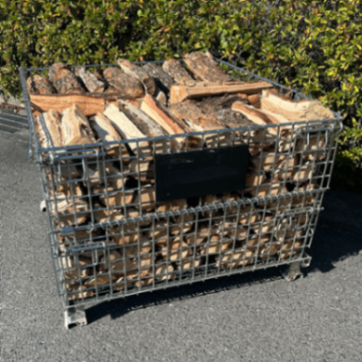 【送料見積】〈乾燥薪〉ピザ窯 キャンプ向け 小割 0.6立米 約230k前後